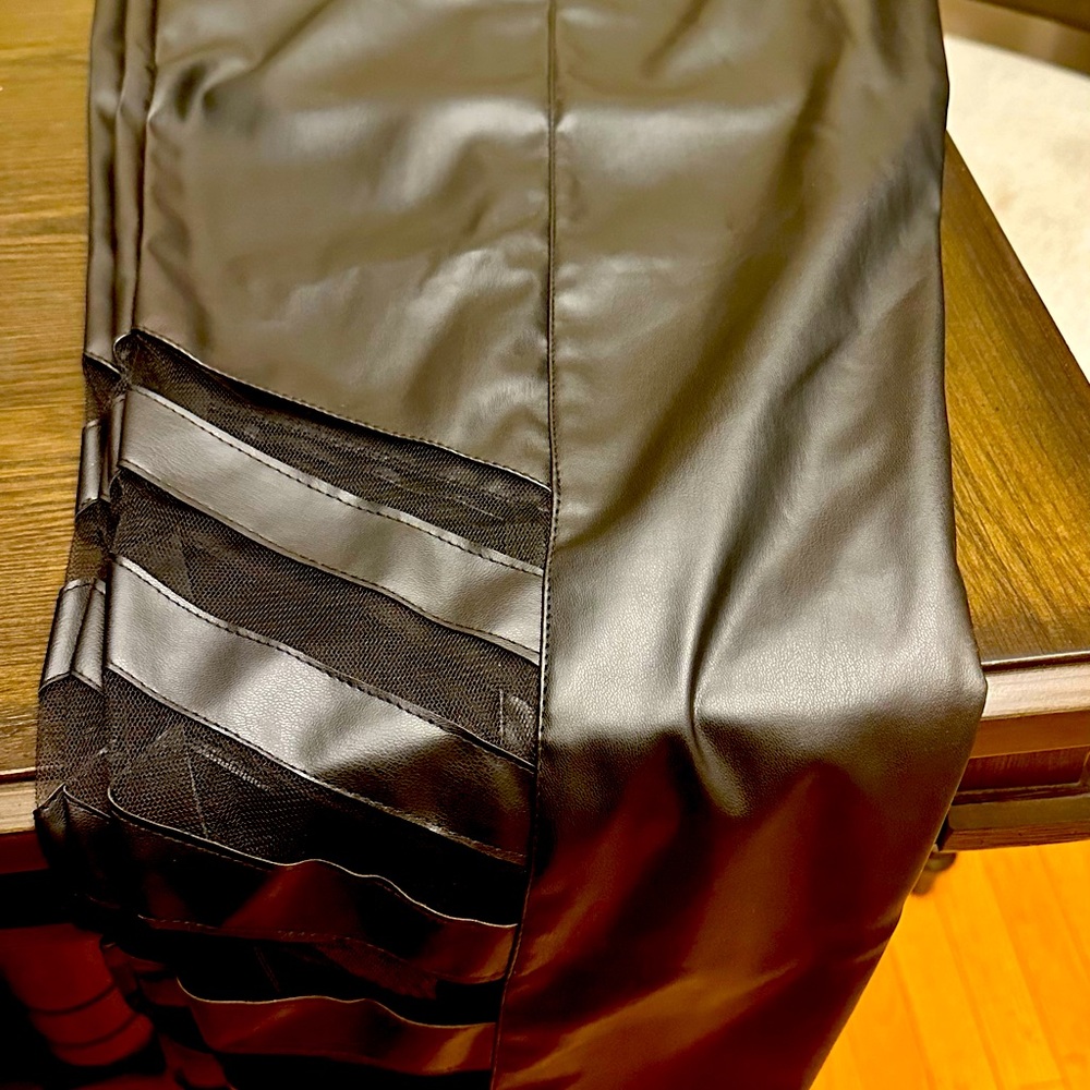 Ashley Stewart NWT faux leather pants